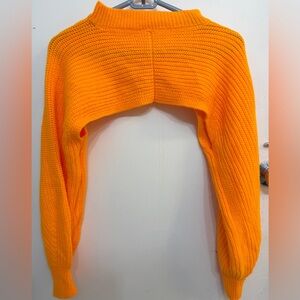 SHEIN Bright Orange Sweater